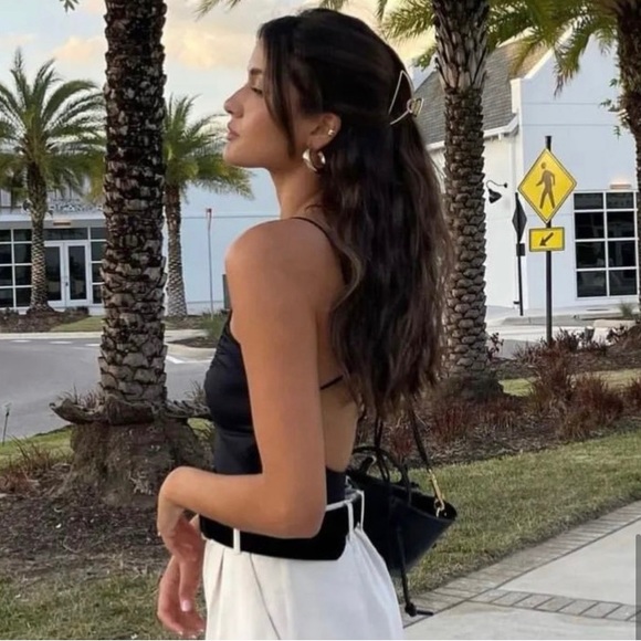 Zara Black Cut Out Swimsuit. NWT. Size Small. - Picture 13 of 14